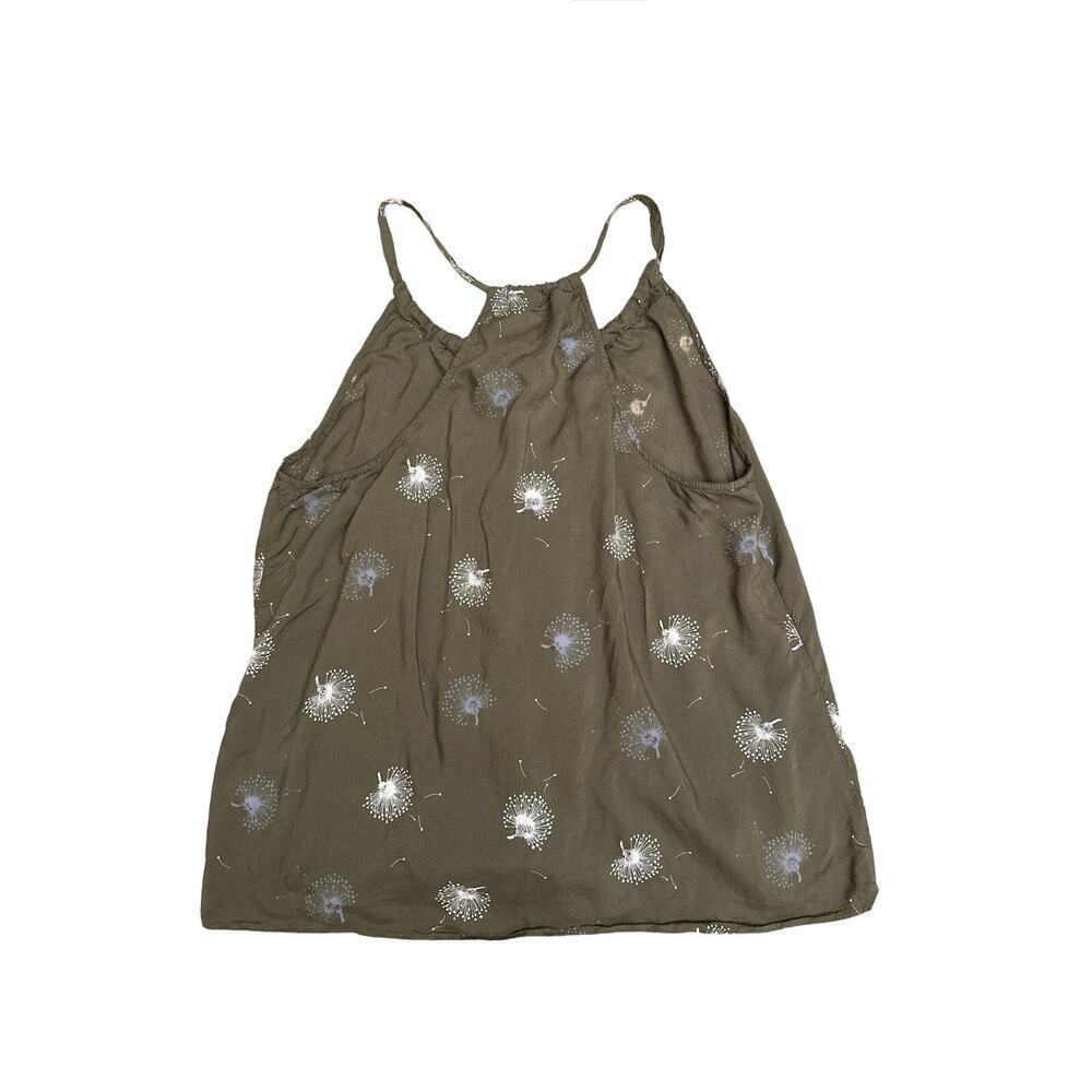 MELROSE AND MARKET Top Womens Medium Dandelion Sleeveless Flowy Blouse Boxy - Picture 2 of 8